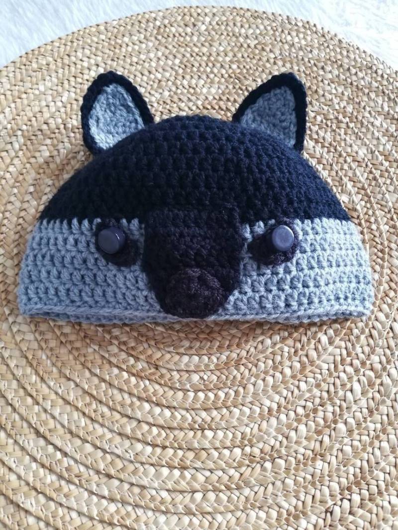 Fasching Karneval Kostüme Baby Kinder Mütze Wolf Wölfin Wölfchen von BabySmileShop