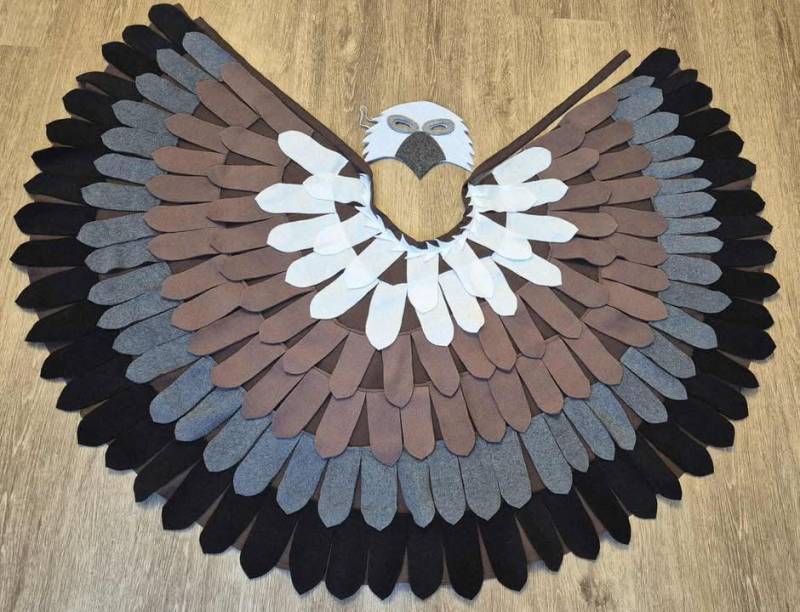 Fasching Kostüme Vogel Adler Geier Raubvogel Falke Habicht von BabySmileShop