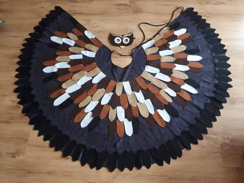 Fasching Kostüme Vogel Eule Eulin von BabySmileShop