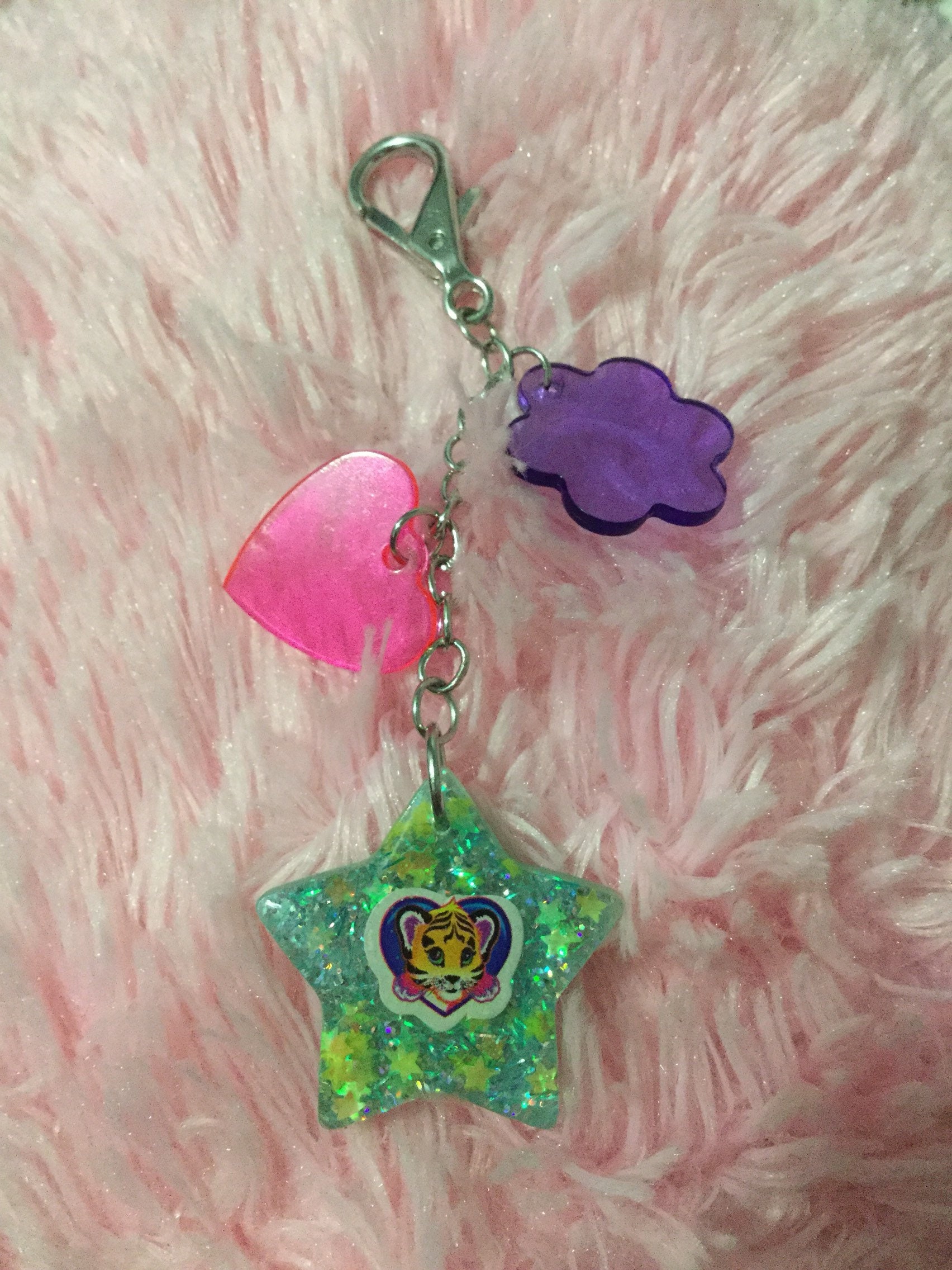 Tiger King | Lisa Frank Schlüsselanhänger Tiger King | Lisa Frank Schlüsselanhänger von BabyStrawberry17