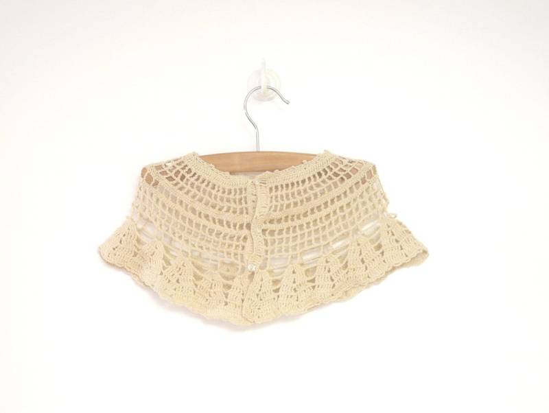 Vintage 1920S Hand Gehäkelte Baby Capelet - 12-18 Monate von BabyTweeds