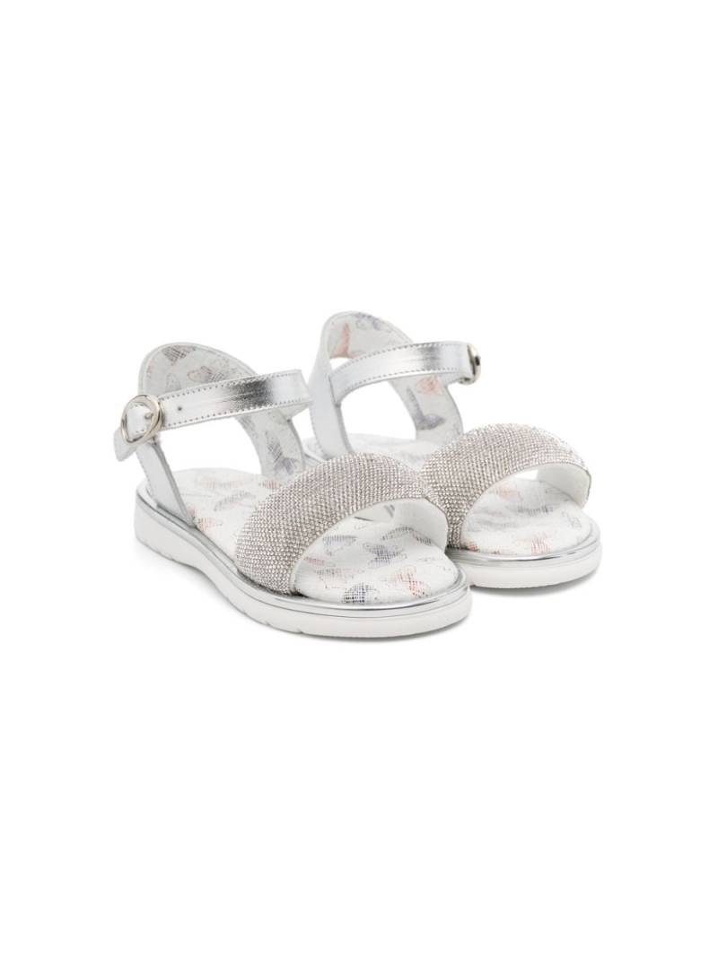 BabyWalker Sandalen mit Kristallen - Silber von BabyWalker