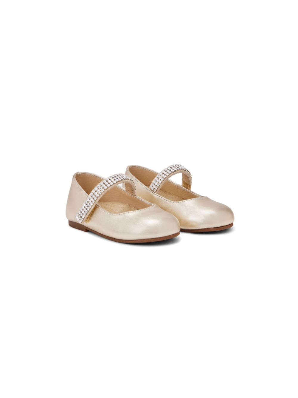 BabyWalker Ballerinas mit Kristallen - Nude von BabyWalker