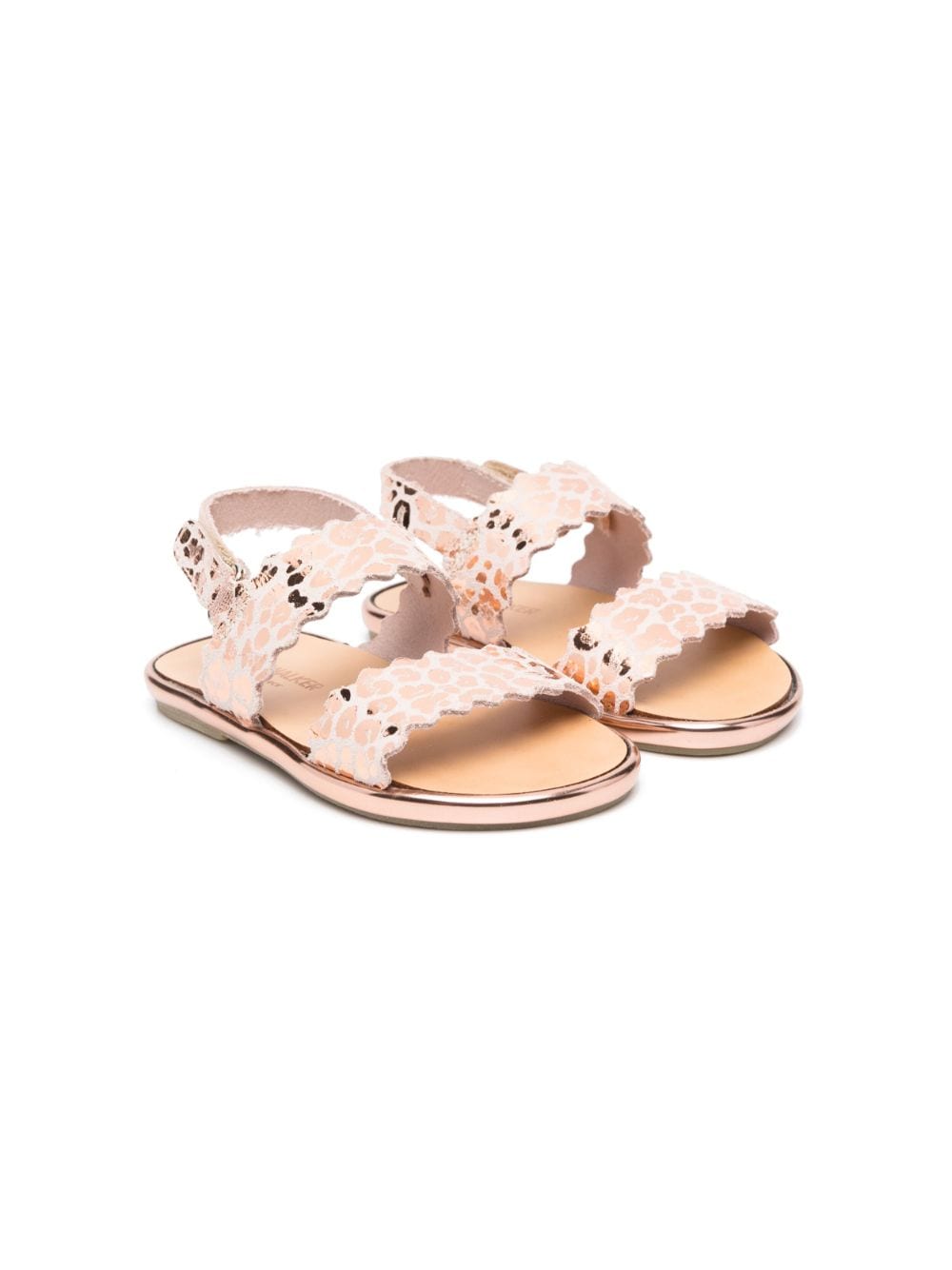 BabyWalker Sandalen mit Slingback-Riemen - Gold von BabyWalker