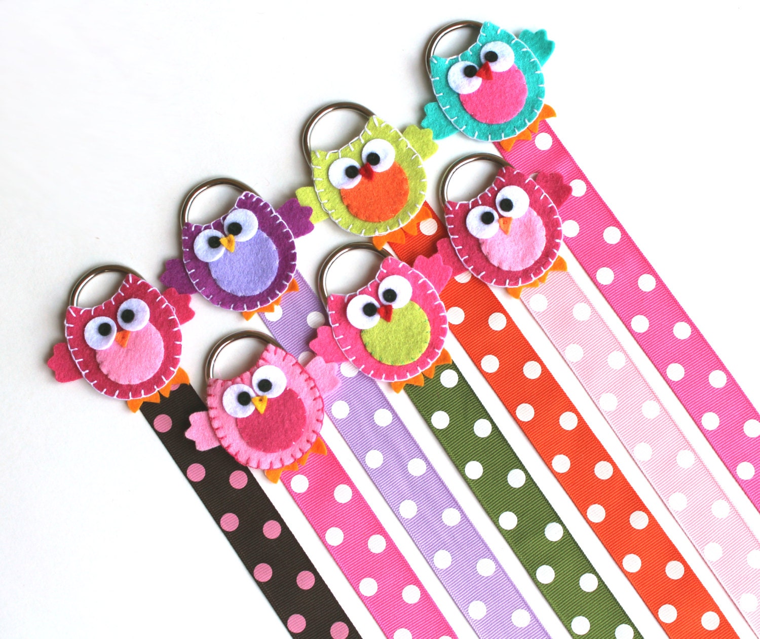 Eulen-Haarspangenhalter, Haarspangenhalter, Zubehör-Organizer, Bogenhalter, Display, Partygeschenke, Favor, Treat Bag, Geschenktasche, Polka Dot von BabyWhatKnots