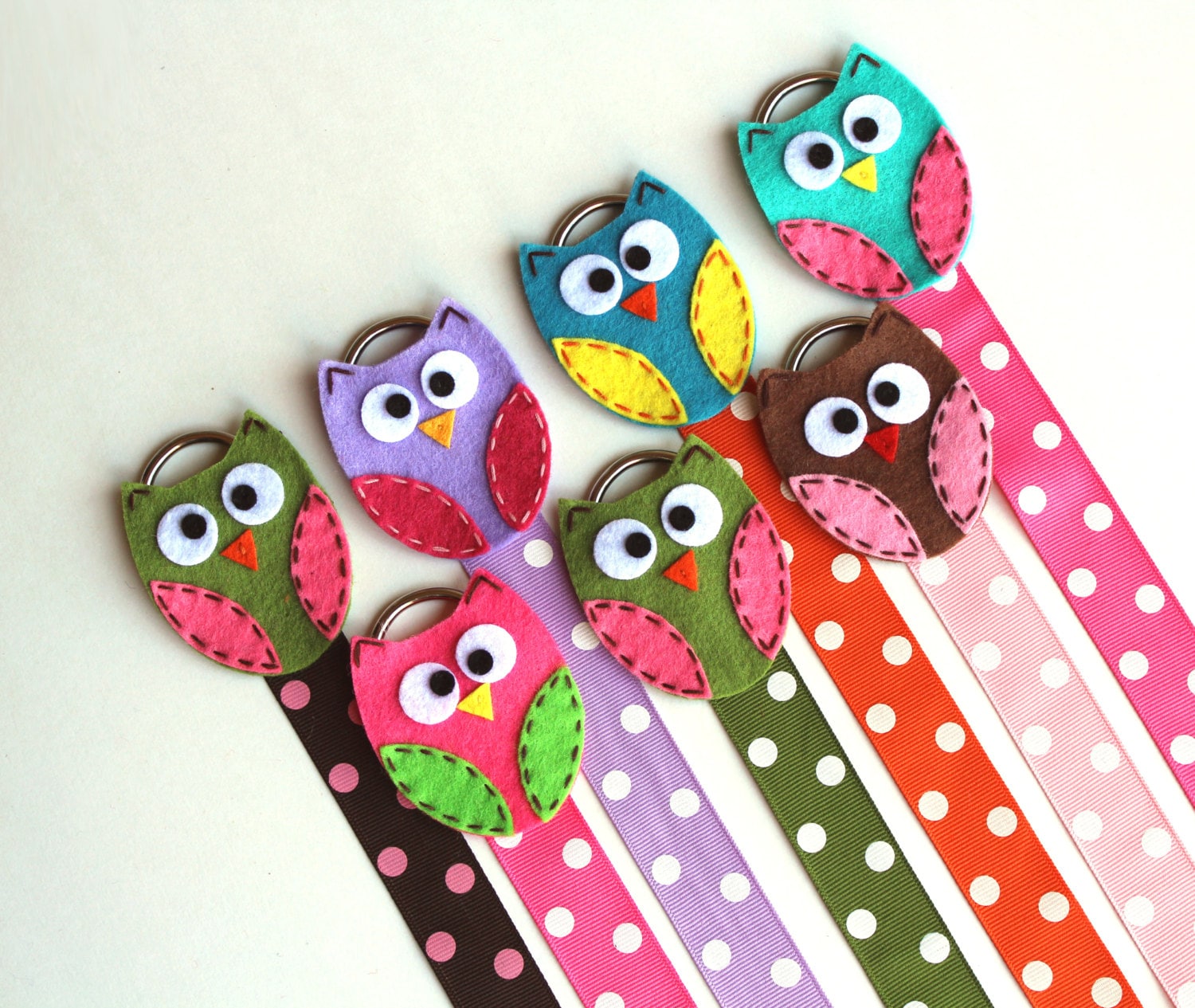 Eulen-Haarspangenhalter, Haarspangenhalter, Zubehör-Organizer, Bogenhalter, Display, Partygeschenke, Favor, Treat Bag, Geschenktasche, Polka Dot von BabyWhatKnots