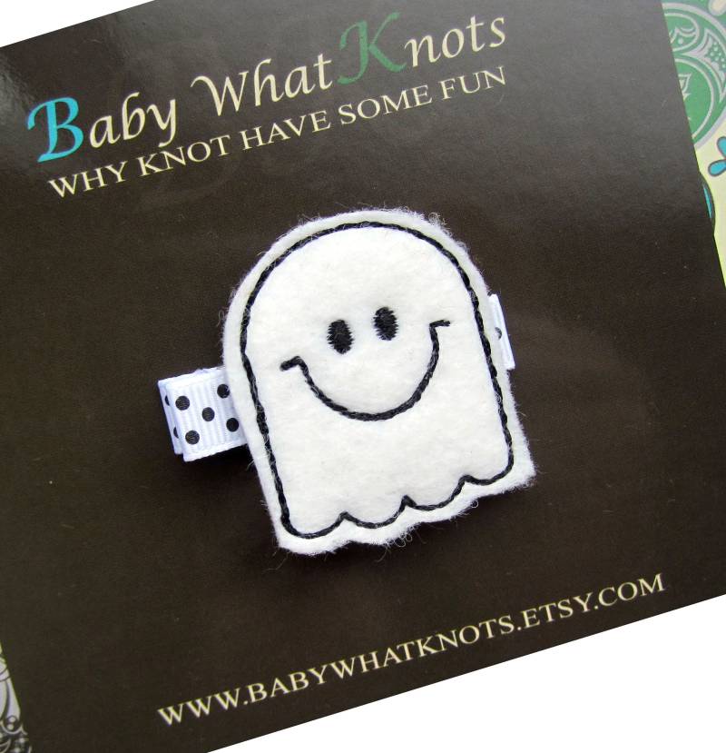 Geist Haarspange, Halloween Baby Mädchen Hcholiday04 von BabyWhatKnots