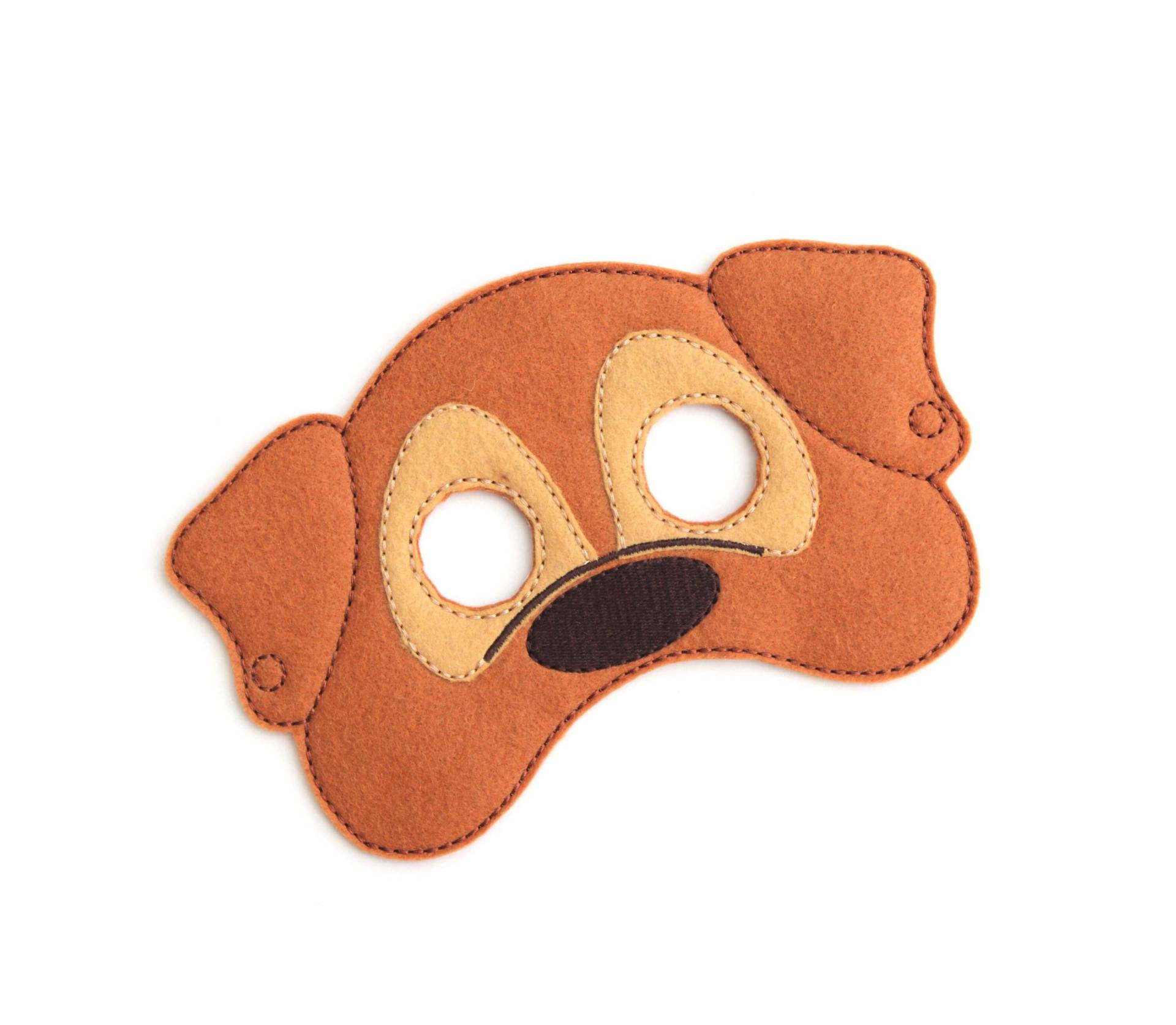 Kinder Hundemaske, Hundekostüm, Welpe, Filz Maske, Gesichtsmaske, Tiermaske, Halloween-Kostüm, Rollenspiel, Anzieh, Partygeschenke, Kostüm von BabyWhatKnots