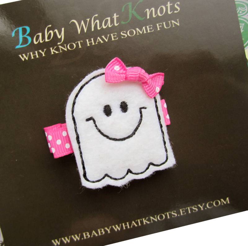 Mädchen Geist Haarspange, Halloween Baby Hcholiday05 von BabyWhatKnots