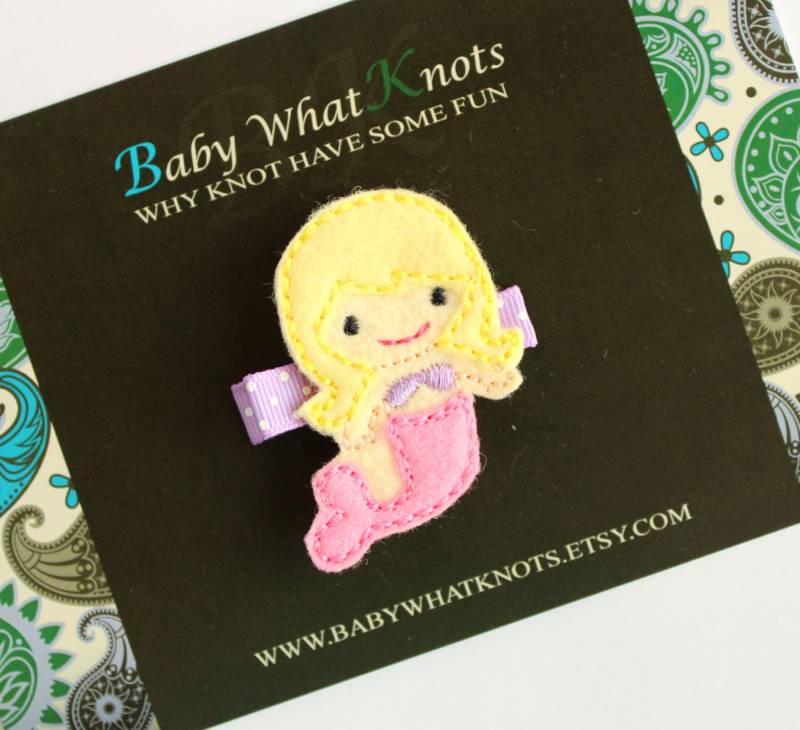 Meerjungfrau Haarspange, Baby Haarspangen, Mädchen Hcmermaid06 von BabyWhatKnots