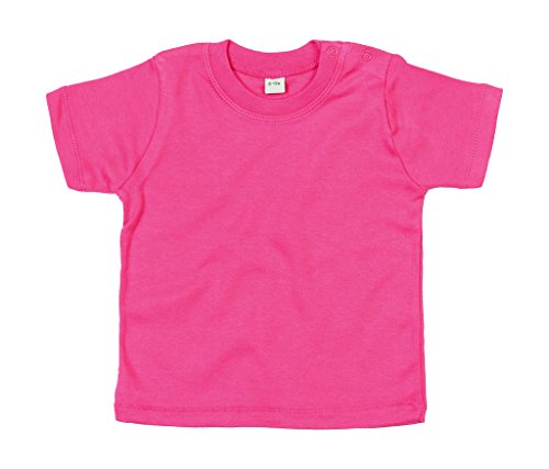 Babybugz: Baby Organic T-Shirt BZ02-TLC, Größe:6-12;Farbe:Fuchsia von Babybugz