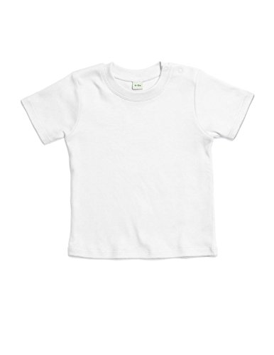 Babybugz: Baby Organic T-Shirt BZ02-TLC, Größe:3-6;Farbe:White von Babybugz