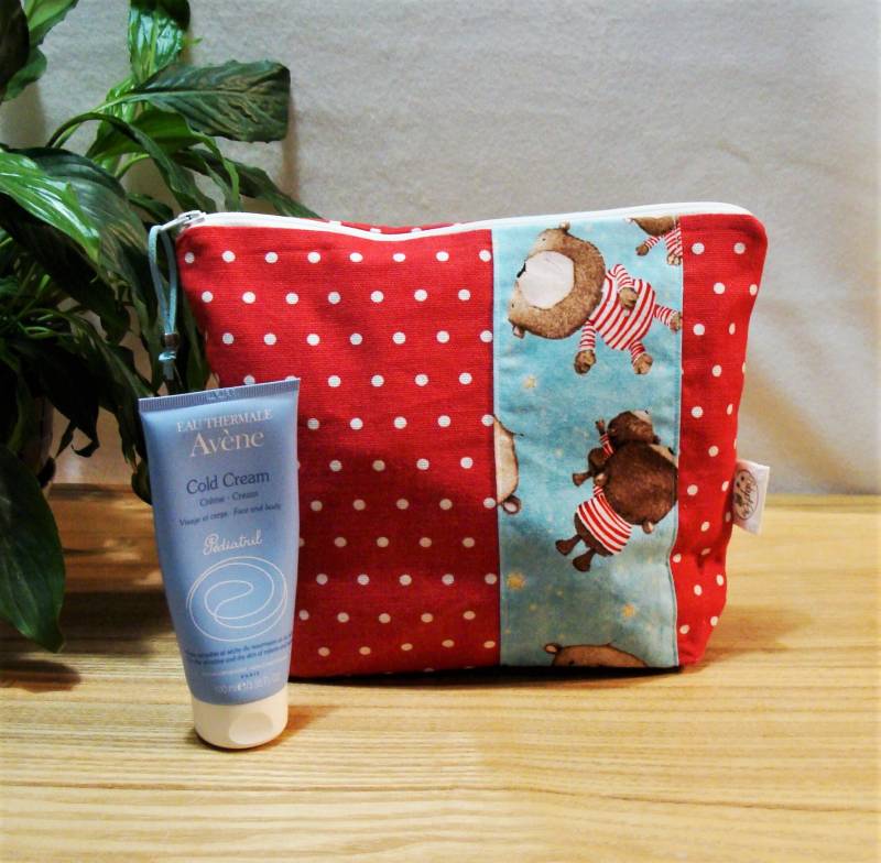 Kit Wc Baby/Erwachsene Rot Und Blau Erdet Cubs Erbsen von Babydoly