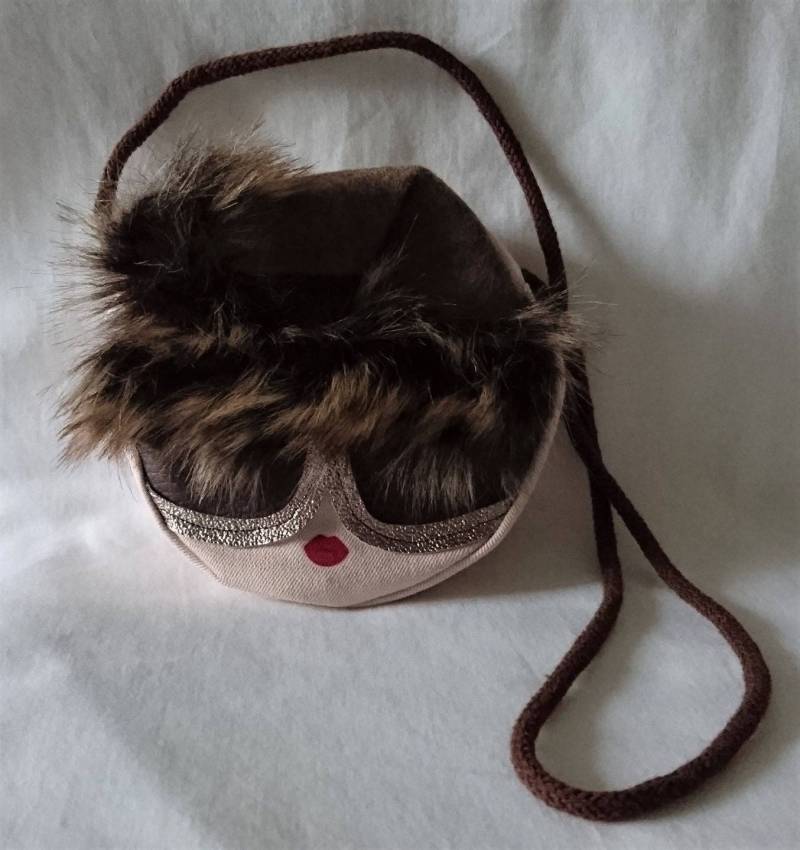 Tasche/Handtasche Kind Mädchen Rundes Gesicht von Babydoly