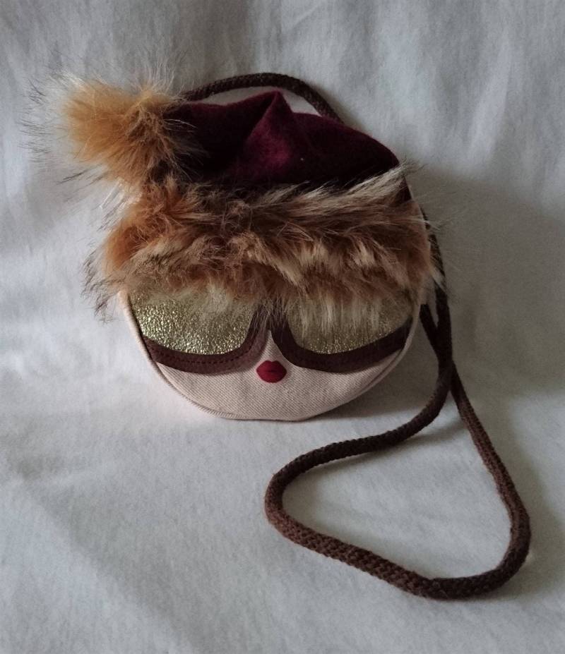 Tasche/Handtasche Kind Mädchen Rundes Gesicht von Babydoly