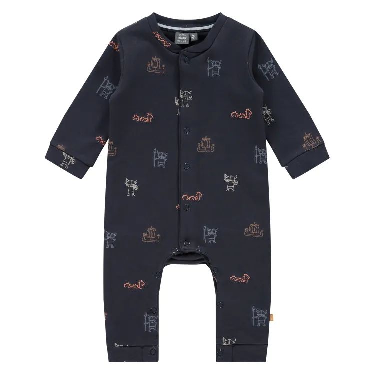 Babyface Anzug Overall Schlafanzug Junge Winter navy von Babyface