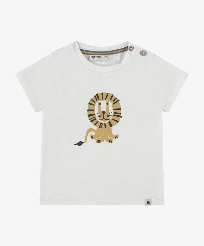 Babyface Baby Junge T-Shirt milk mit Löwe von Babyface
