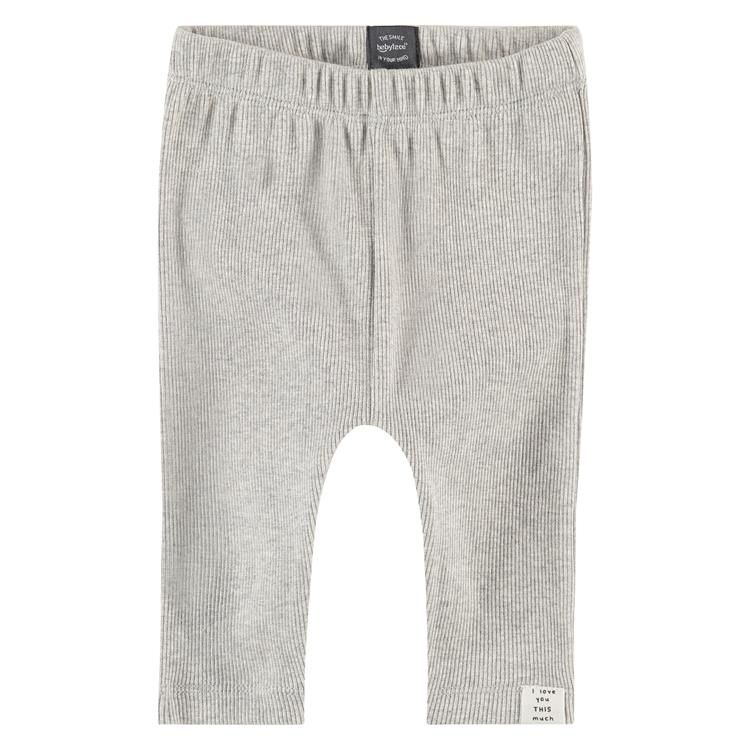 Babyface Baby Pants Hose light grey melange Winter von Babyface
