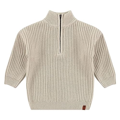 Babyface Jungen Langarm Pullover 7371 in beige, Kleidergröße:86, Farbe:Beige von Babyface