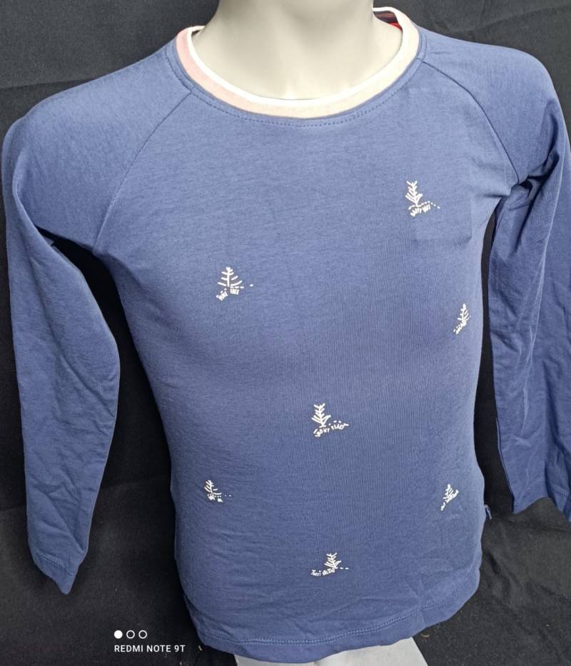 Babyface Longsleeve Shirt Mädchen steel blue weich von Babyface