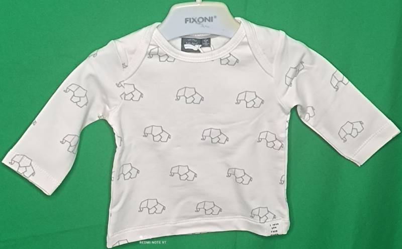 Babyface Longsleeve unisex creme Elefanten von Babyface