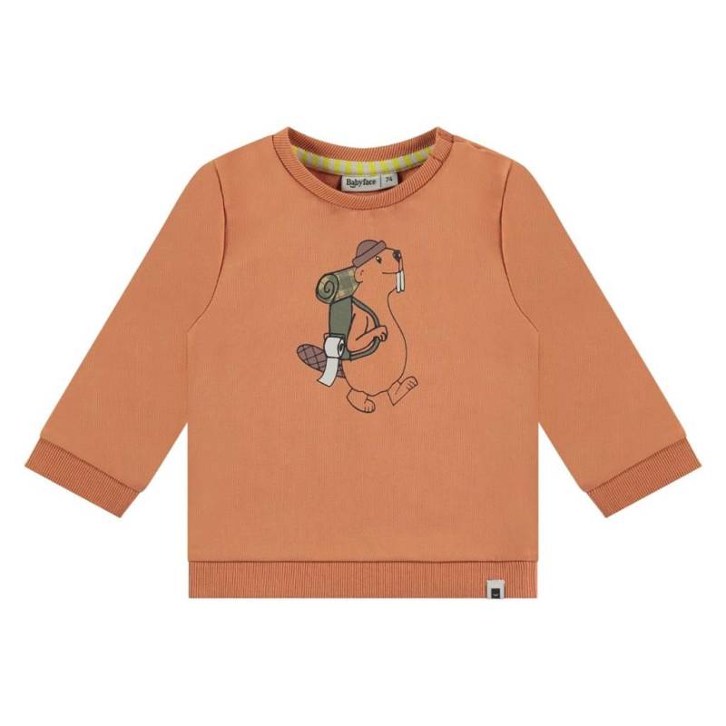 Babyface Sweater Junge orange weich von Babyface