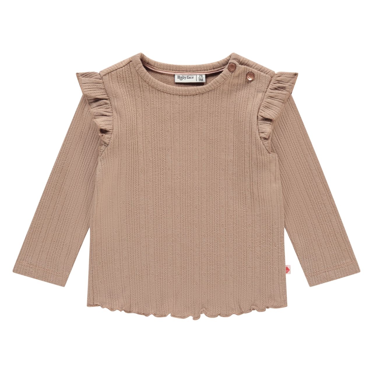 Longsleeve Mädchen Winter Babyface sepia von Babyface