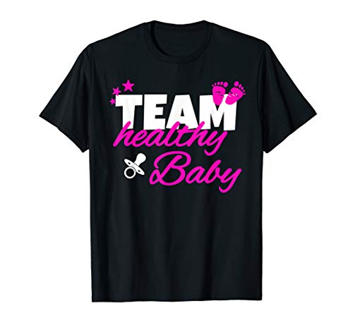 Lustiges Pullerparty Geschenk Team Healthy Baby T-Shirt von Babyglück Shirts & Baby Shower Party Geschenke