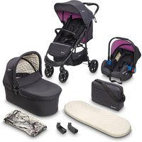 babyGO Kombikinderwagen 3 in 1 Rose von Babygo