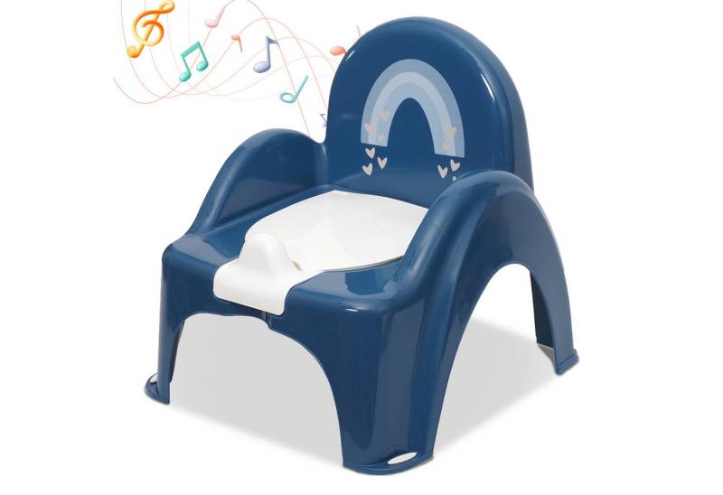 Babykajo Töpfchen mit Musik, (2-tlg), Kinder Töpfchen mit Anti-Rutsch Beschichtung und herausnehmbarem Topf von Babykajo