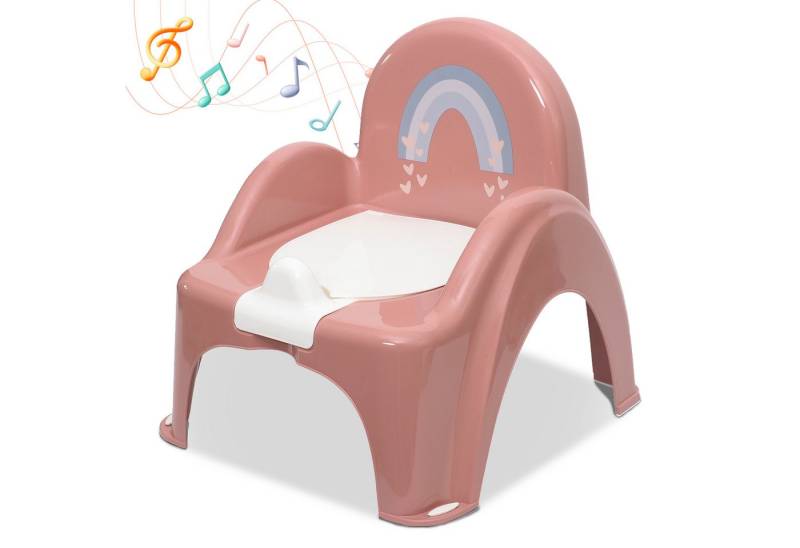 Babykajo Töpfchen mit Musik, (2-tlg), Kinder Töpfchen mit Anti-Rutsch Beschichtung und herausnehmbarem Topf von Babykajo