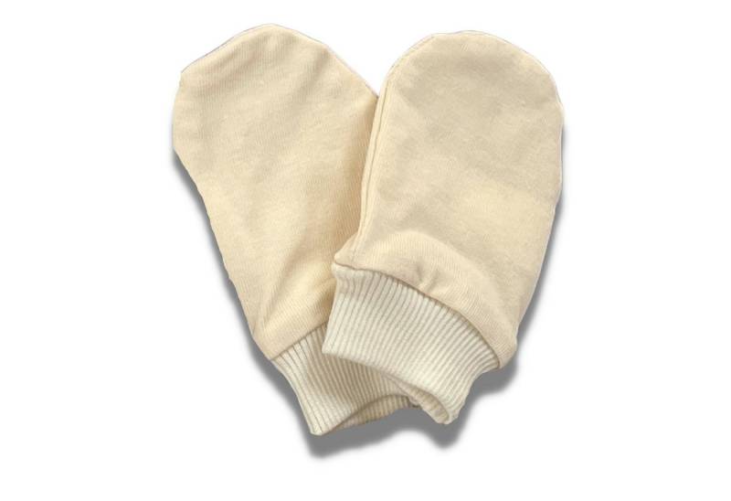 Babymajawelt Baumwollhandschuhe Kratzfäustlinge für Neugeborene Babyhandschuhe Fäustlinge (Set, 2-St., Baby-Fäustlinge) Atmungsaktiv, Reine Baumwolle, Kratzschutz Made in EU von Babymajawelt