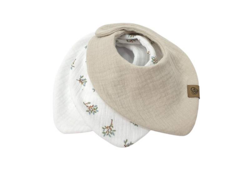 Babymajawelt Lätzchen Baby Halstücher Musselin 3er Set Sabberlätzchen, (Set, 3-St., 3 Stück Halstücher), Besonders weich und saugfähig, verstellbare Druckknöpfe, Made in EU von Babymajawelt