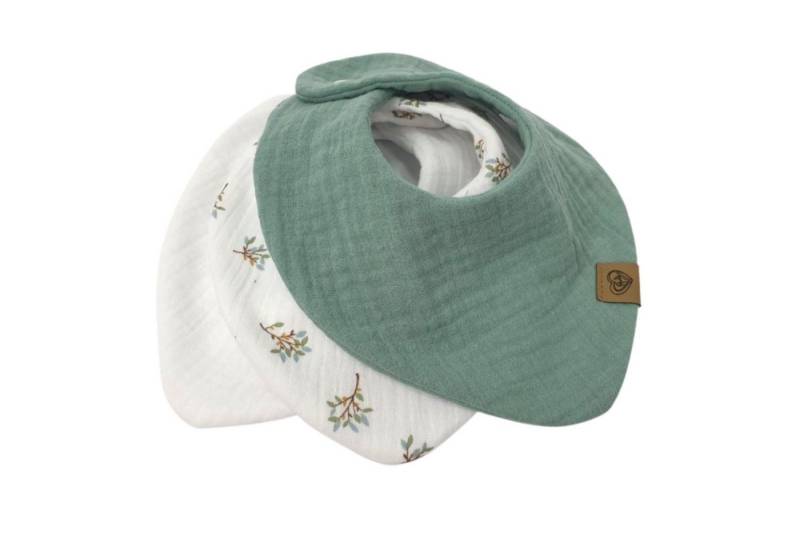 Babymajawelt Lätzchen Baby Halstücher Musselin 3er Set Sabberlätzchen, (Set, 3-St., 3 Stück Halstücher), Besonders weich und saugfähig, verstellbare Druckknöpfe, Made in EU von Babymajawelt