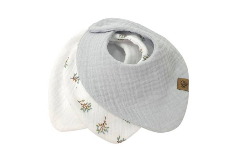 Babymajawelt Lätzchen Baby Halstücher Musselin 3er Set Sabberlätzchen, (Set, 3-St., 3 Stück Halstücher), Besonders weich und saugfähig, verstellbare Druckknöpfe, Made in EU von Babymajawelt