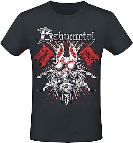 Babymetal Gas Mask Männer T-Shirt schwarz L 100% Baumwolle Band-Merch, Bands, Nachhaltigkeit Babymetal Gas Mask Männer T-Shirt schwarz L 100% Baumwolle Band-Merch, Bands, Nachhaltigkeit von Babymetal