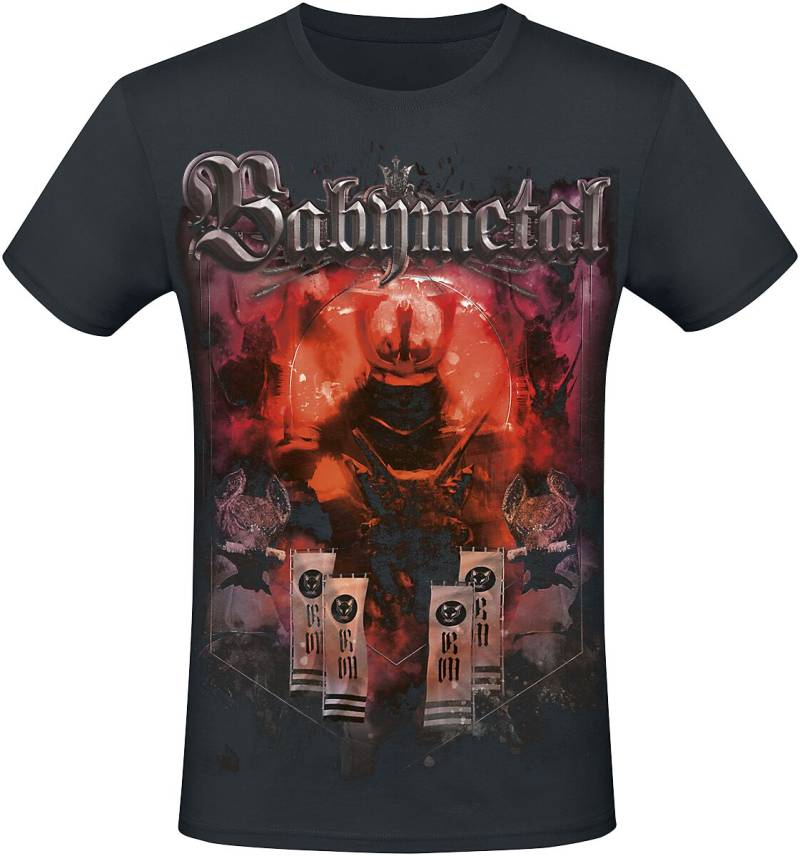Babymetal Red Demon Flags T-Shirt schwarz in 3XL Babymetal Red Demon Flags T-Shirt schwarz in 3XL von Babymetal
