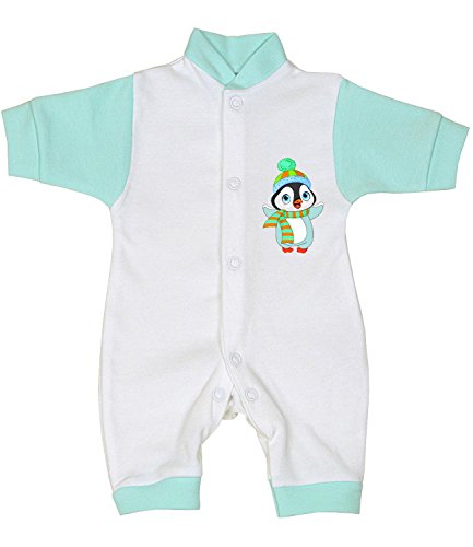 BabyPrem Baby Frühchen Kleidung Strampler Overall Mädchen Jungen 32-44cm PINGUIN P2 von BabyPrem