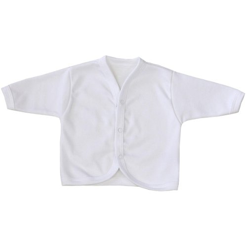 BabyPrem Babykleidung Frühchen - 6 Monate Strickjäckchen Pullover Baby WEIß NB von BabyPrem