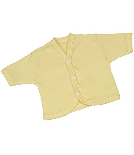 BabyPrem Babykleidung Frühchen - 6 Monate Strickjäckchen Pullover ZITRONENGELB 0-3 von BabyPrem