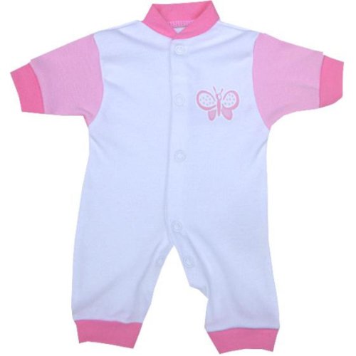 BabyPrem Frühchen Baby Overalls Spielanzug Madchen Kleidung Rosa Schmetterling 32-50cm P3 von BabyPrem