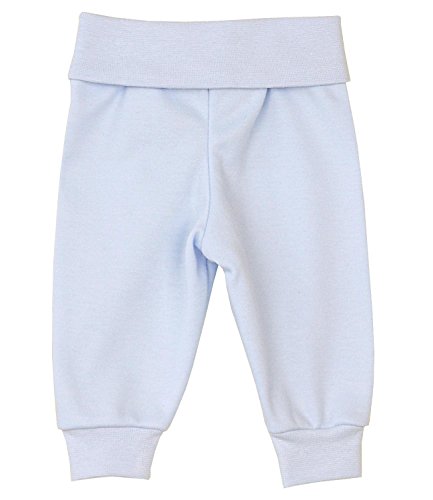 BabyPrem Frühchen Babyhosen Gamaschen Jogginghose 32-50cm BLAU P3 von BabyPrem