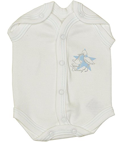 BabyPrem Frühchen Body NICU Frühgeborene Strampler Baby Kleidung 0-32cm Special Delivery BLAU von BabyPrem