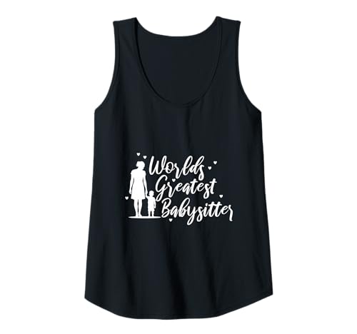 Damen Der Weltbeste Babysitter Tank Top von Babysitter child care nanny daycare provider