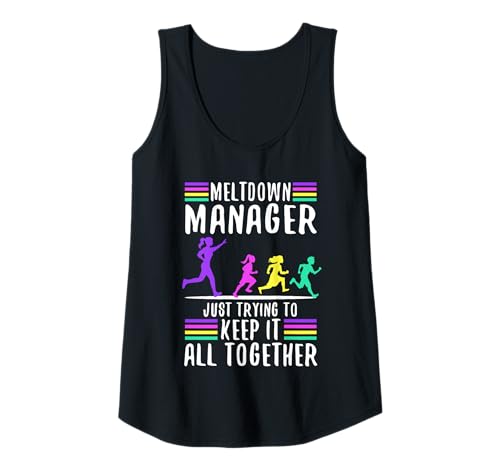 Damen Meltdown-Manager Tank Top von Babysitter child care nanny daycare provider