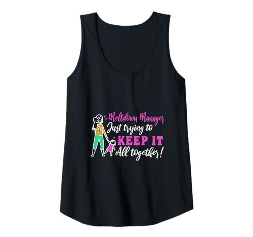Damen Meltdown-Manager Tank Top von Babysitter child care nanny daycare provider