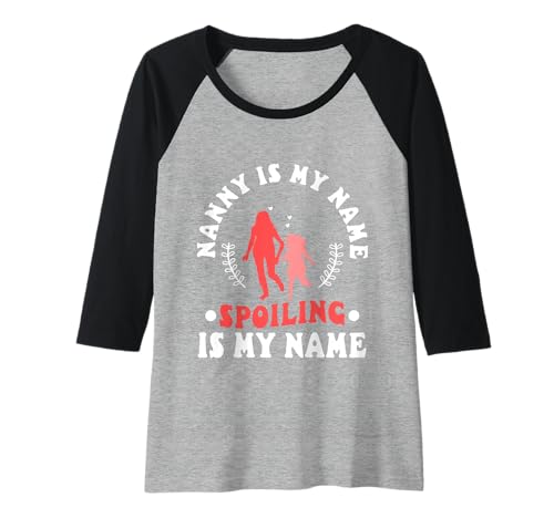 Damen Nanny ist Mein Name Verderben ist Mein Spiel Raglan von Babysitter child care nanny daycare provider