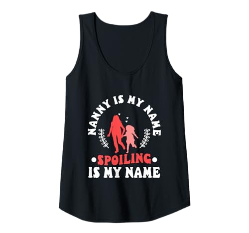 Damen Nanny ist Mein Name Verderben ist Mein Spiel Tank Top von Babysitter child care nanny daycare provider