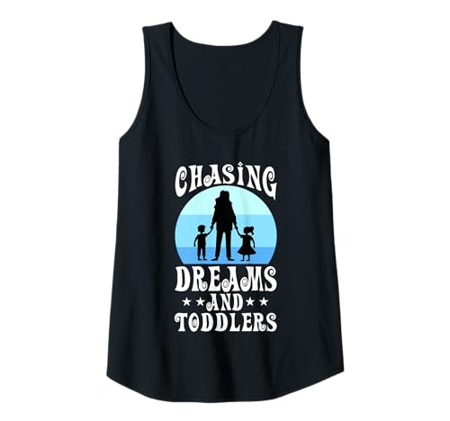 Damen Träume verfolgen und Kleinkinder Tank Top von Babysitter child care nanny daycare provider
