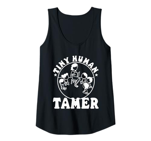 Damen Winziger menschlicher Dompteur Tank Top von Babysitter child care nanny daycare provider